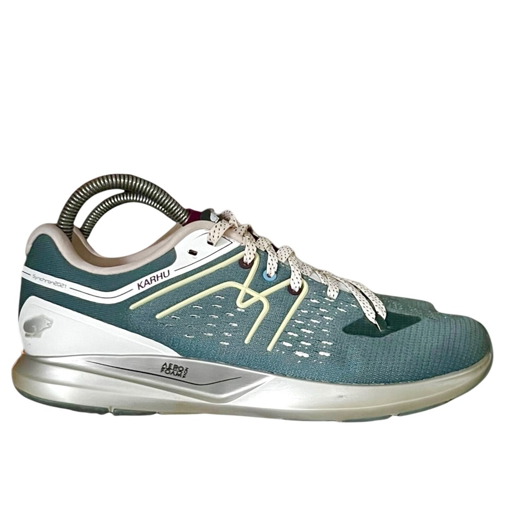 Karhu Synchron 2021 Womens Running Shoes Teal White AeroFoam Nova Sneakers‎